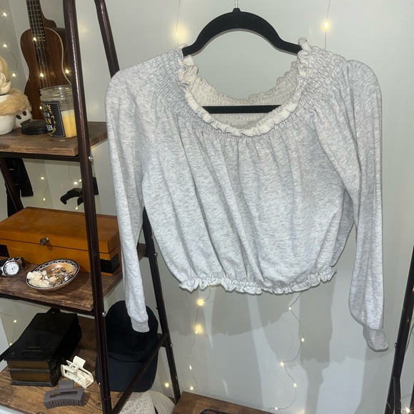 GARAGE Ruffled Off the Shoulder Top M - Picture 2 of 2